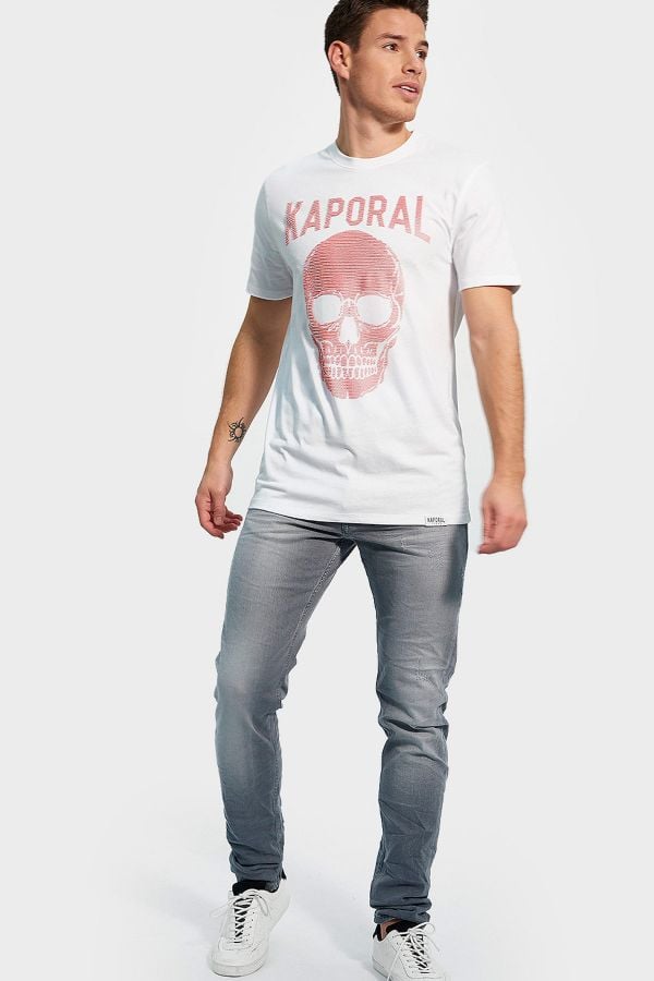 Herren T-shirt Kaporal TORIK WHITE