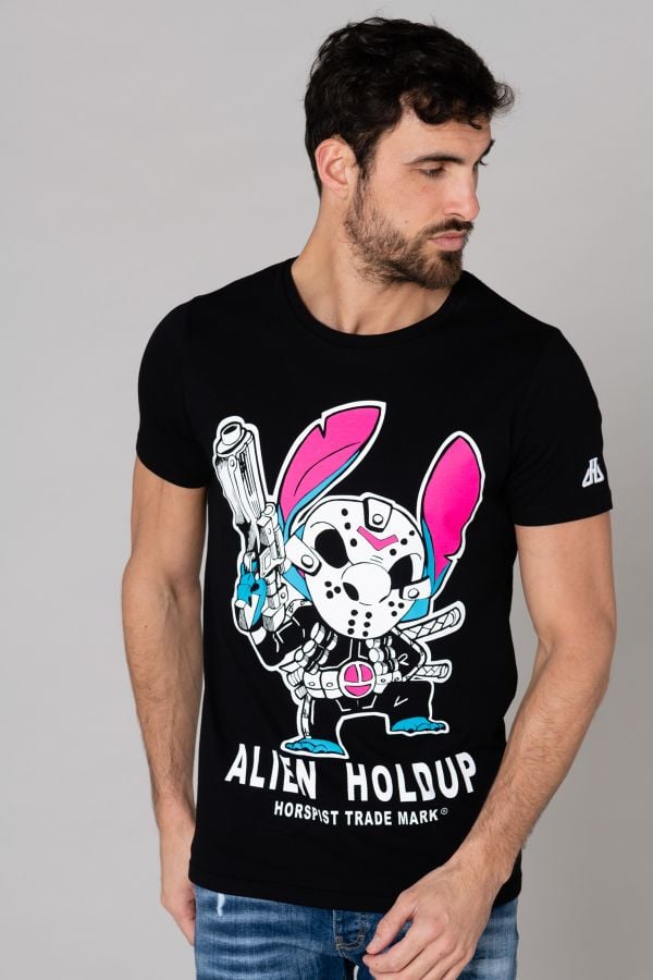 T-shirt Uomo Horspist ALIEN BLACK