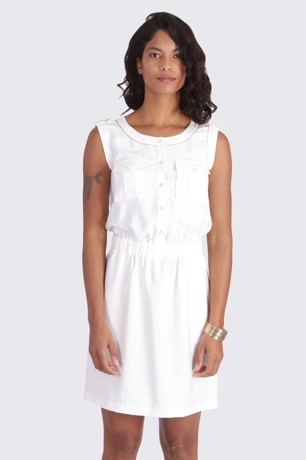 Falda/vestido Mujeres Kaporal AMAND OPT WHITE