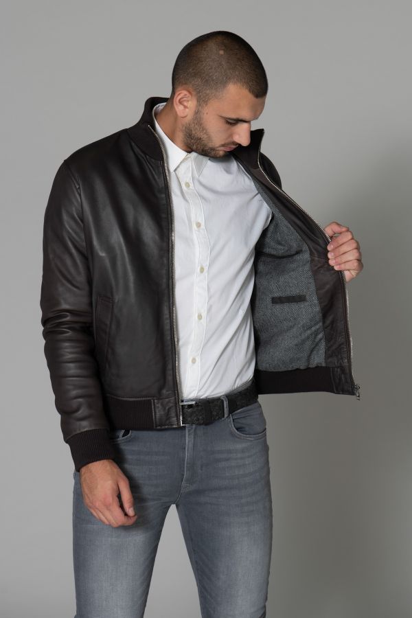 Blouson Homme Serge Pariente PAROS BROWN