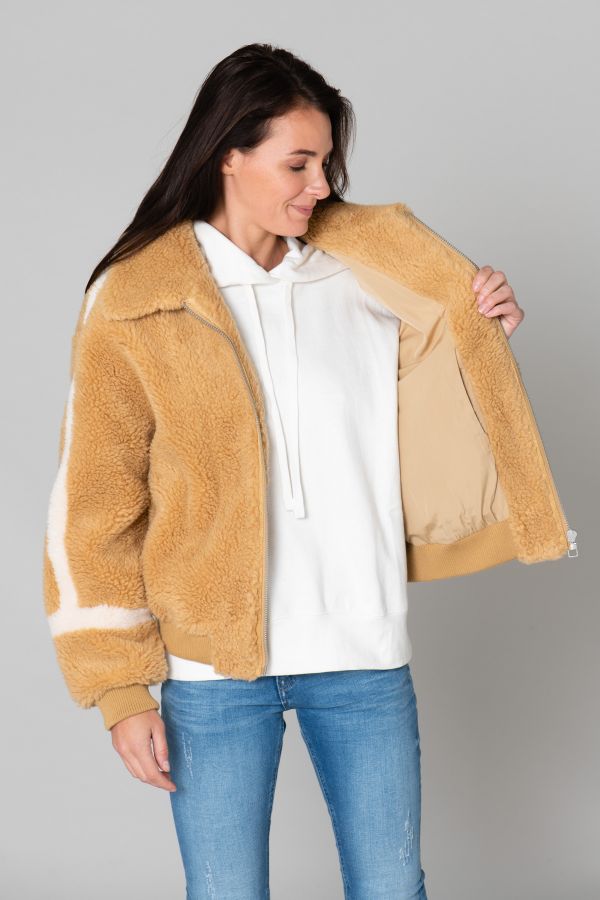 Blouson Femme Giny BETTY MOUTARDE