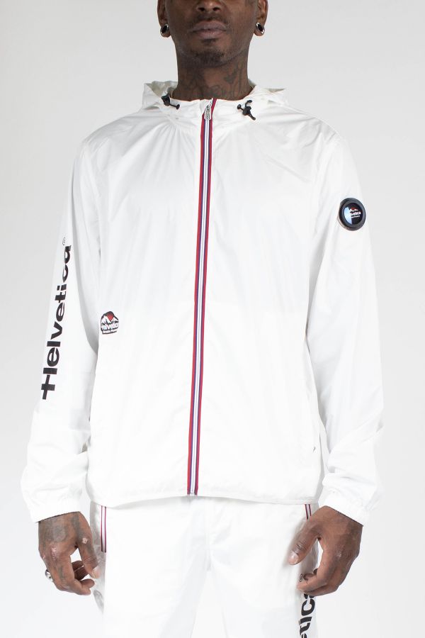 Blouson Homme Helvetica Mountain Pioneers BIARRITZ WHITE