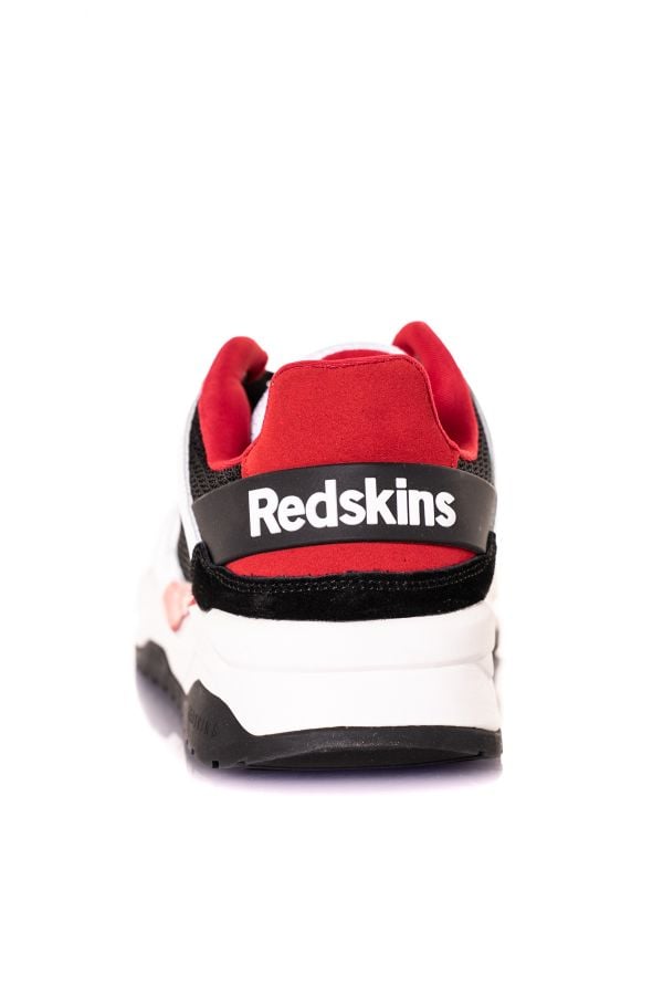 Baskets En Toile Homme Redskins MALVINO BLANC ROUGE NOIR