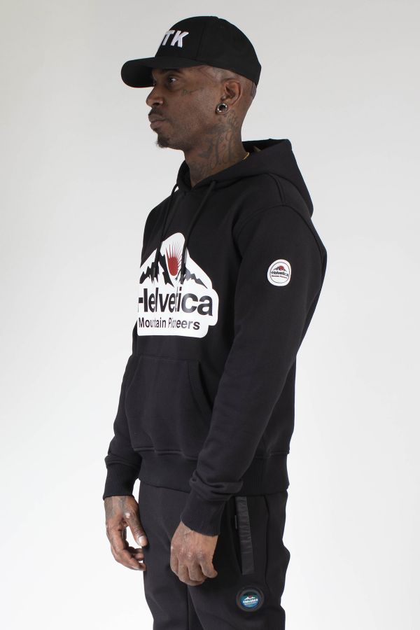 Pull/sweatshirt Homme Helvetica Mountain Pioneers DIEPPE BLACK