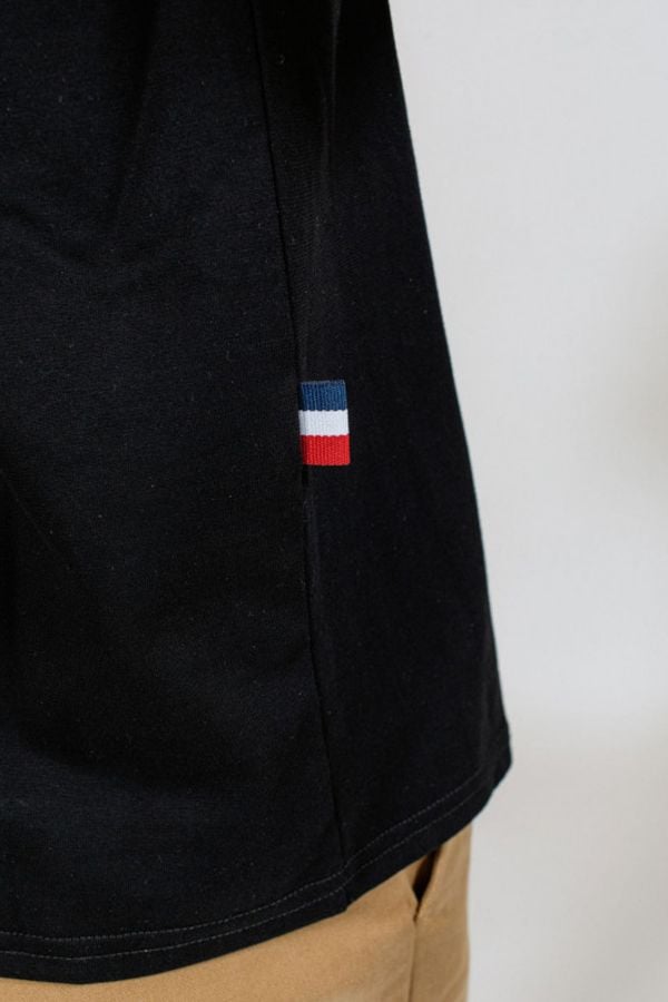 Camiseta Hombre Patrouille De France COMPASS TRIM BLACK