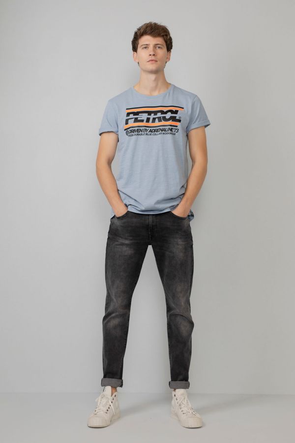 Tee Shirt Homme Petrol Industries TSR602 5145 PARROT BLUE