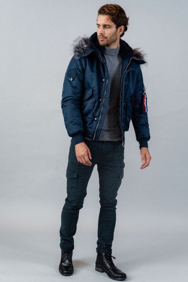 Blouson Homme Patrouille De France SUPERSONIC PHENIX NAVY