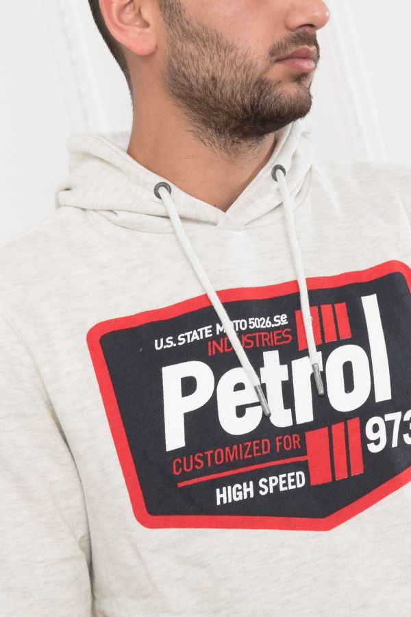 Pull/sweatshirt Homme Petrol Industries SWH515 0009 ANTIQUE WHITE MELEE