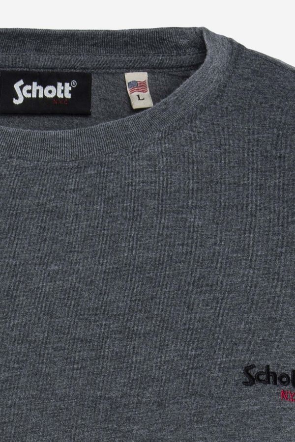 Tee Shirt Homme Schott TSSTRIKER1 BLACK