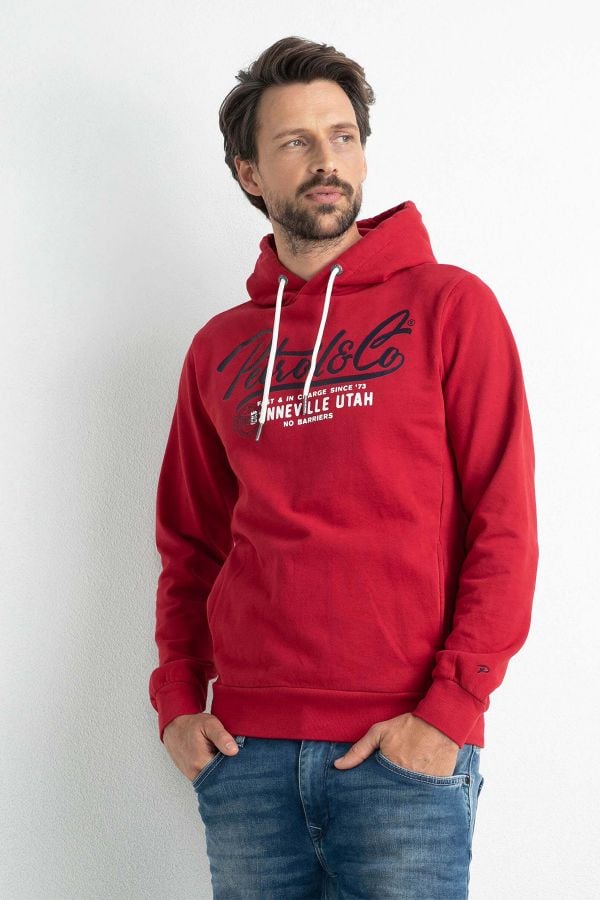 Jersey/sudadera Hombre Petrol Industries M-1020-SWH301 3061 FIRE RED