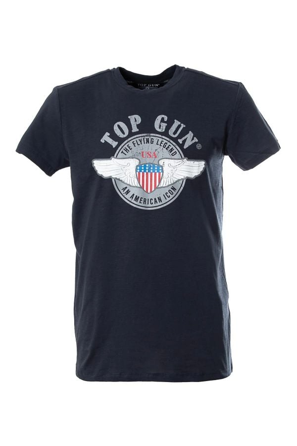 T-shirt Uomo Top Gun TEE SHIRT TG-TS04 NAVY