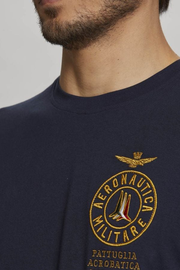 Tee Shirt Homme Aeronautica Militare 221TS1956J469 DARK NAVY