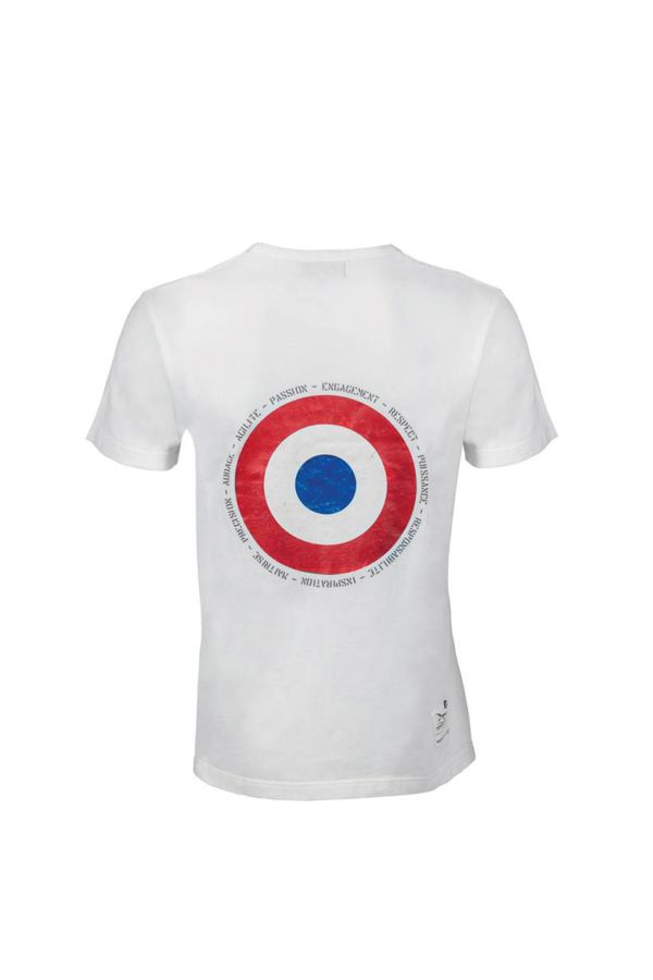 Camiseta Hombre Armée De L'air Et De L'espace BEEPER BLANC