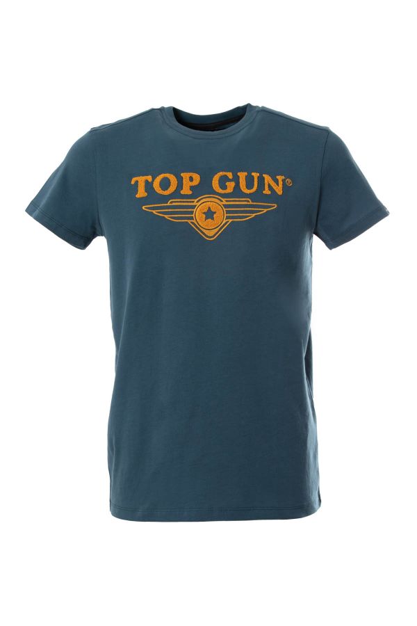 T-shirt Uomo Top Gun TEE SHIRT TG-TS03 PETROL