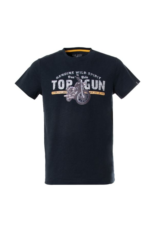 T-shirt Uomo Top Gun TEE SHIRT TG-TS-106 NAVY