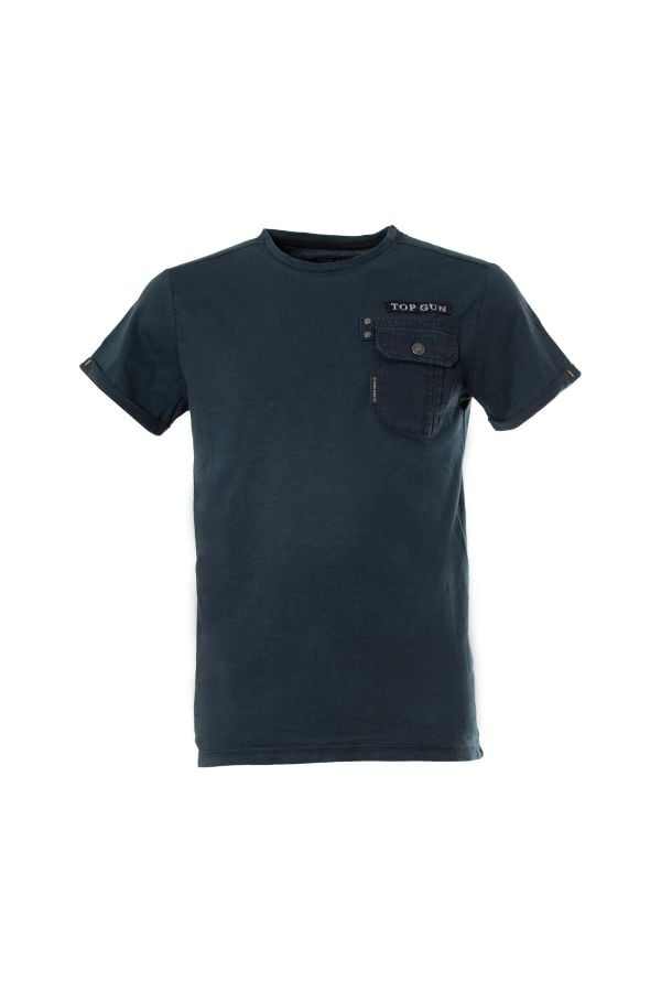 T-shirt Uomo Top Gun TEE SHIRT TG-TS-109 DEEP BLUE