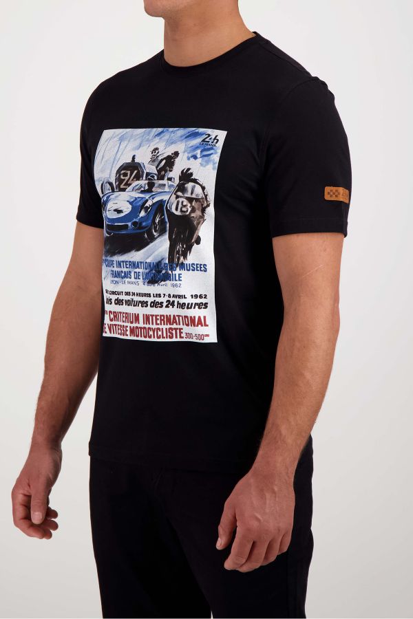 Herren T-shirt 24h Le Mans TSM62-005 NOIR
