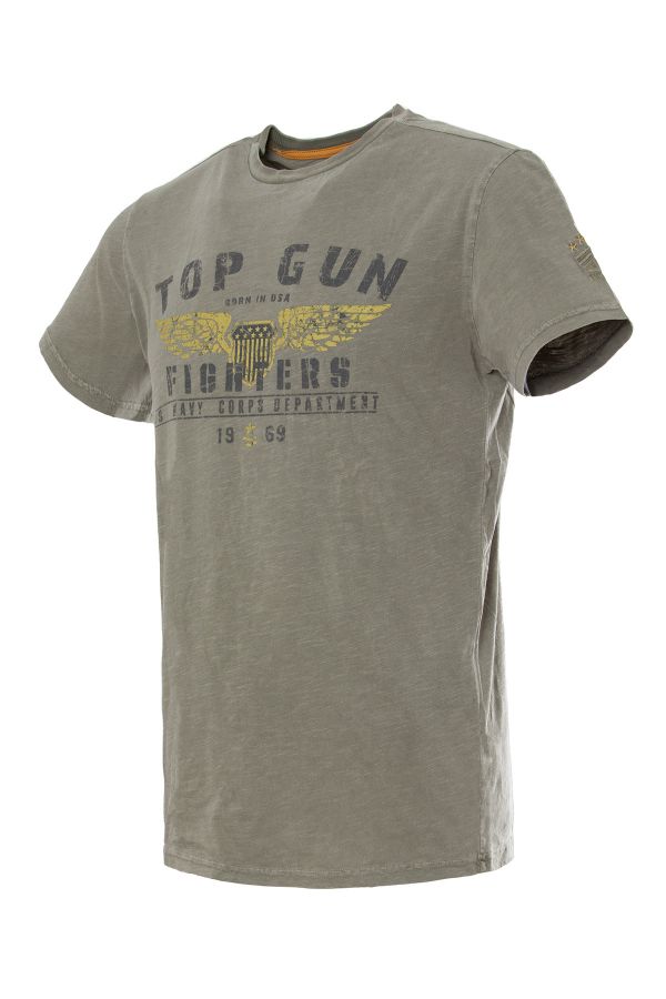 Camiseta Hombre Top Gun TEE SHIRT TG-TS-115 KHAKI