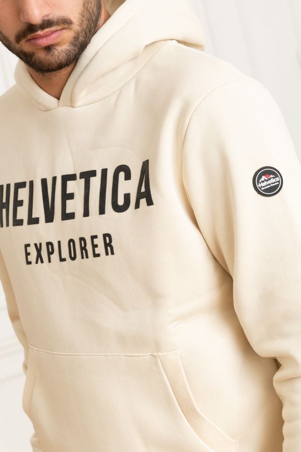 Pull/sweatshirt Homme Helvetica Mountain Pioneers LAUN CREAM
