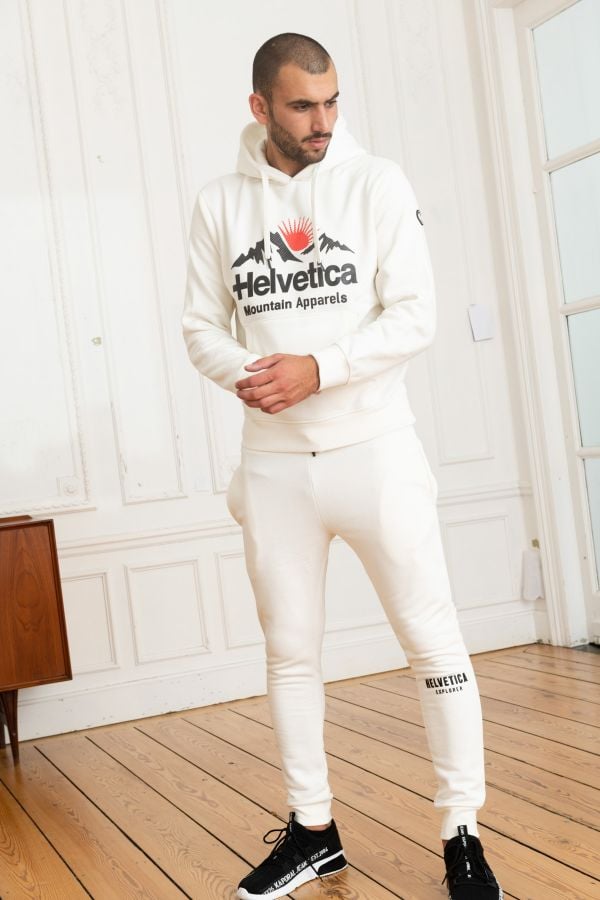 Pantalon Homme Helvetica Mountain Pioneers RACKAY WHITE
