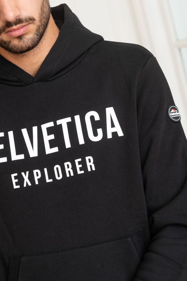 Pull/sweatshirt Homme Helvetica Mountain Pioneers LAUN BLACK