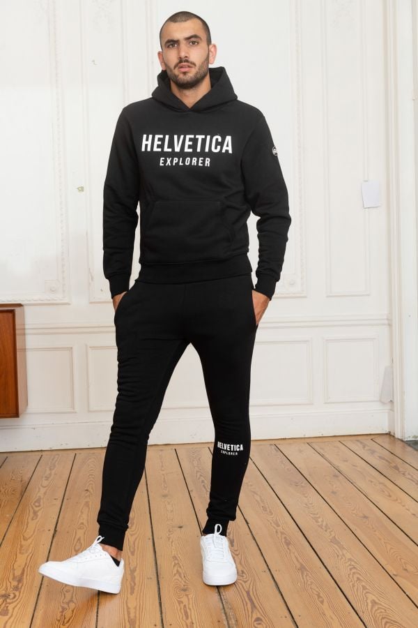 Pull/sweatshirt Homme Helvetica Mountain Pioneers LAUN BLACK
