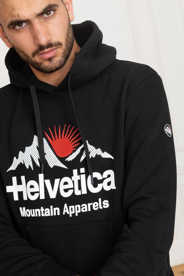 Maglione/felpa Uomo Helvetica Mountain Pioneers PLEYADE BLACK