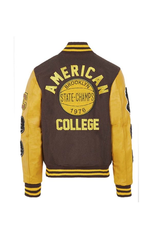 Blouson Homme American College AC-5 BROWN/YELLOW