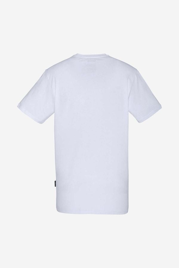Tee Shirt Homme Schott TS01MCLOGO WHITE/BLACK