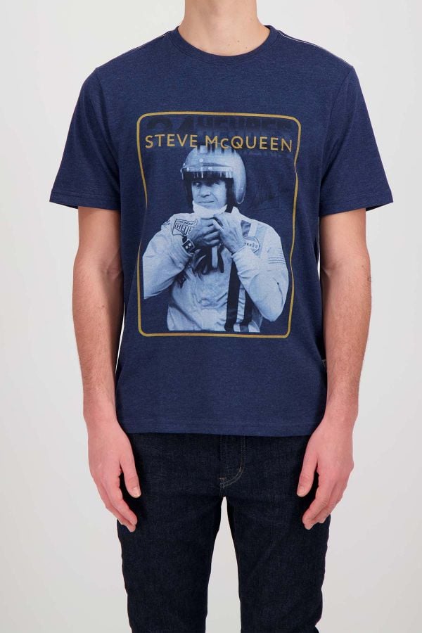T-shirt Uomo Steve Mcqueen TEE SHIRT TSM01-120 DARK INDIGO