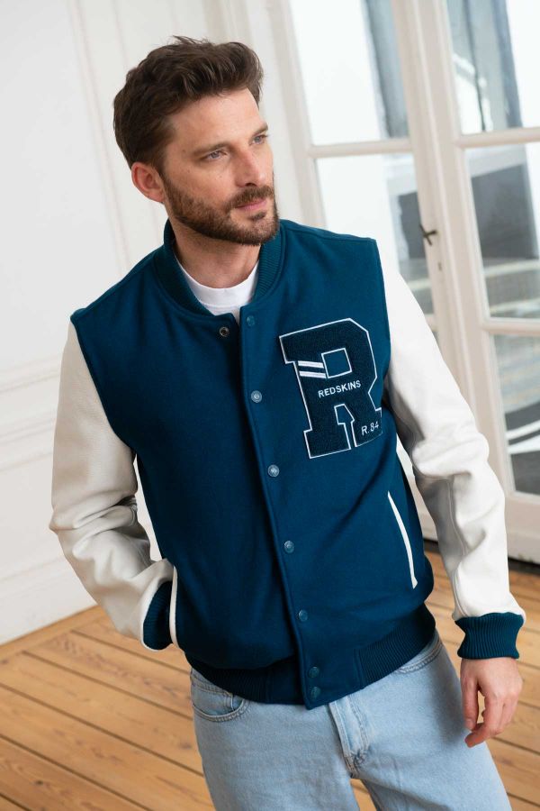 Chaqueta Hombre Redskins FORD HATCH DUCK BLUE / WHITE