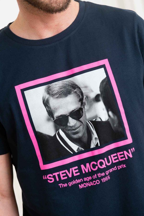 Tee Shirt Homme Steve Mcqueen ACTOR NAVY