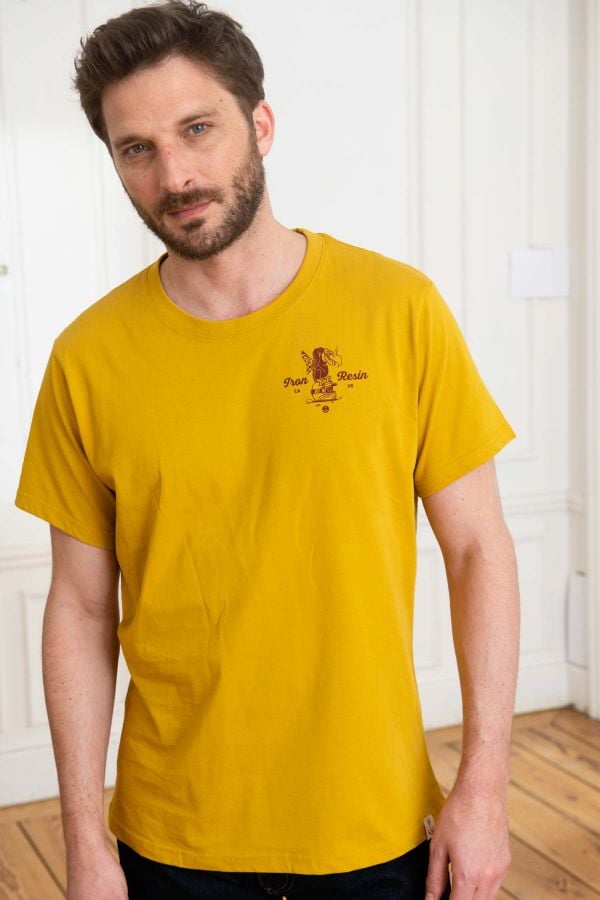Camiseta Hombre Iron & Resin VULTURE TEE YELLOW