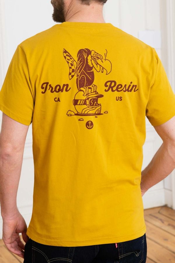 Camiseta Hombre Iron & Resin VULTURE TEE YELLOW