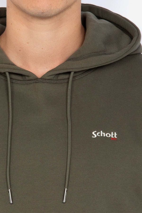 Pull/sweatshirt Homme Schott SWCASUAL2 SAGE KAKI