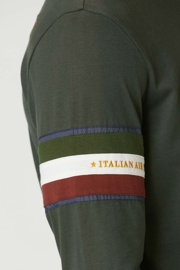 Tee Shirt Homme Aeronautica Militare TS2138J558 DARK GREEN