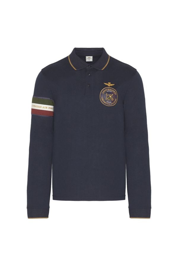 Polo Homme Aeronautica Militare PO1722J558 08358 DARK BLU