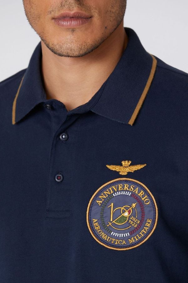 Polo Homme Aeronautica Militare PO1722J558 08358 DARK BLU