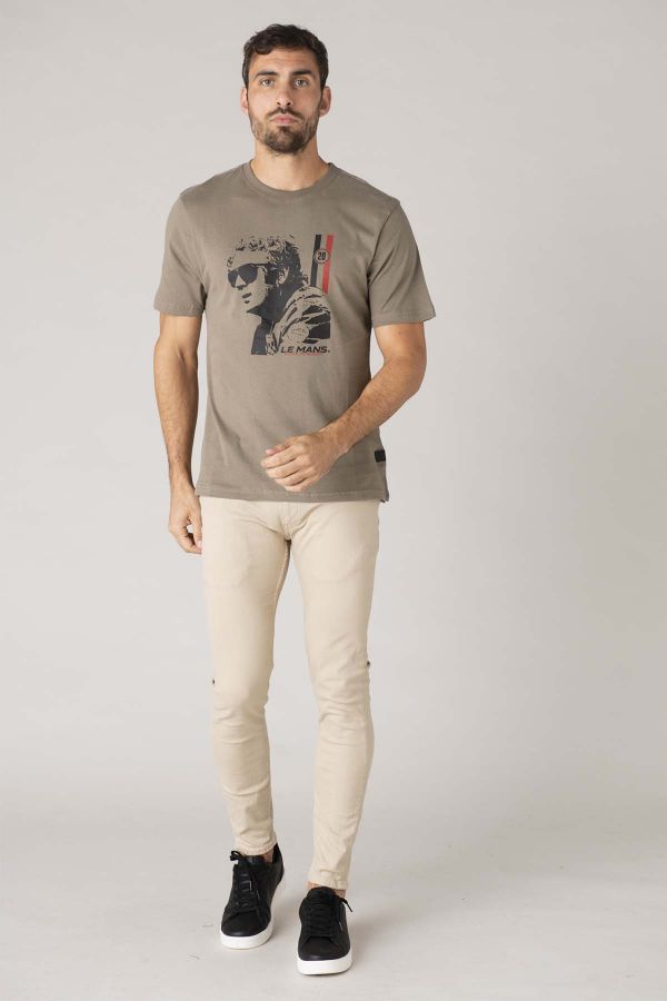Tee Shirt Homme Steve Mcqueen TSM01-324 KAKI