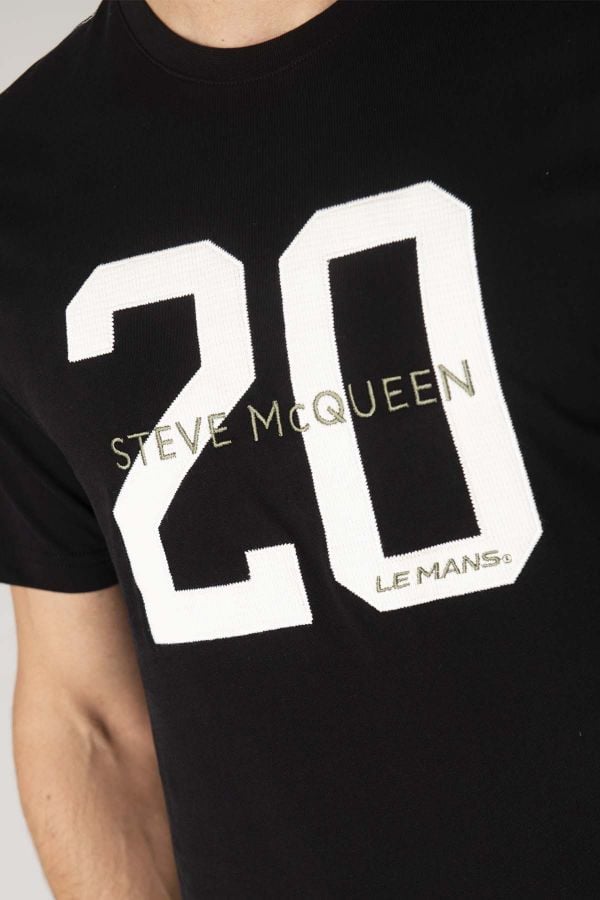 Herren T-shirt Steve Mcqueen TSM05-005 NOIR