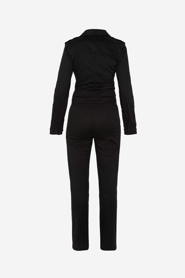 Combinaison Pilote Femme Schott NYC - Modèle TRJUMP21WX - En Tencel Léger - Taille XS - Couleur Verte