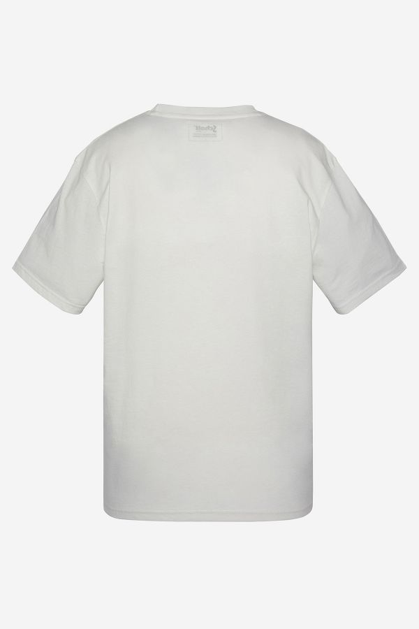 Tee Shirt Homme Schott TSBASE01 WASHED BLACK / OFF WHITE