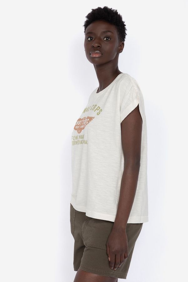 T-shirt Donna Schott TSGLENW OFF WHITE