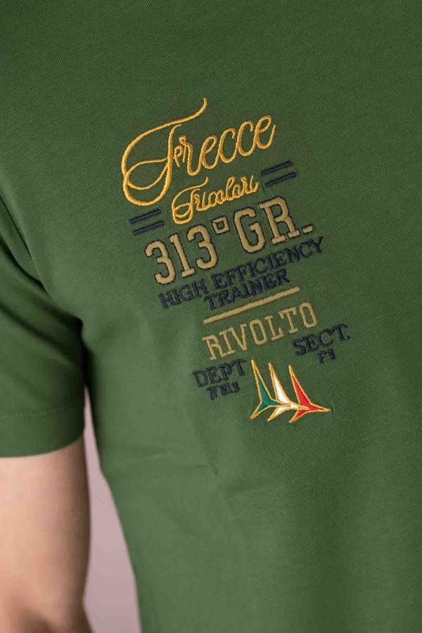Herren T-shirt Aeronautica Militare TS2226J635 39306 SEAWEED GREEN