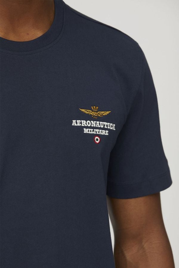 Camiseta Hombre Aeronautica Militare TS2231J592 08347 BLU NAVY