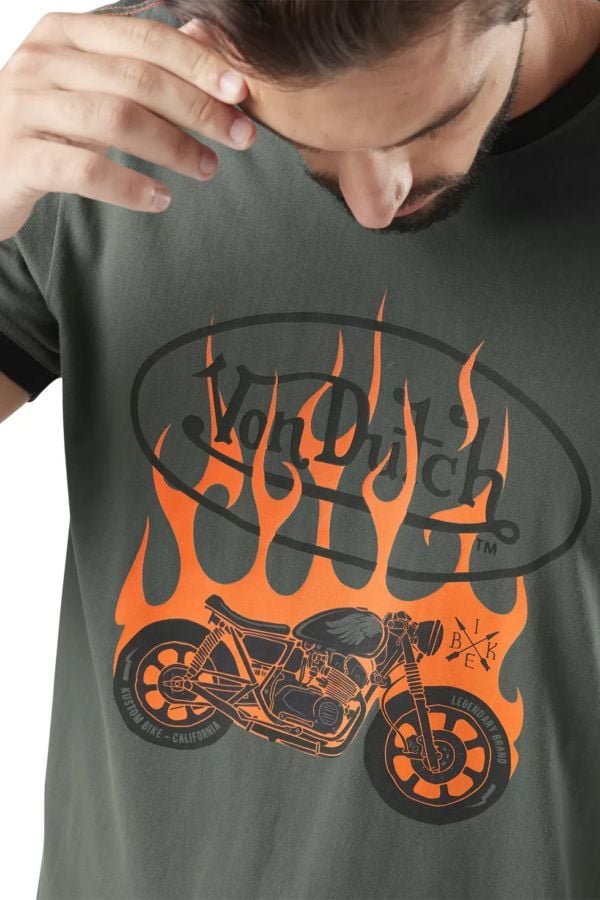 Herren T-shirt Von Dutch TEE SHIRT FIRE K
