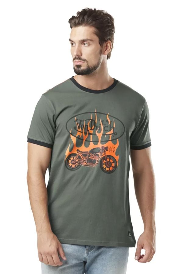 Herren T-shirt Von Dutch TEE SHIRT FIRE K