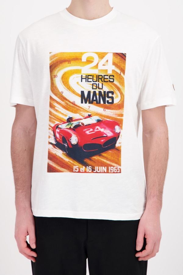 Tee Shirt Homme 24h Le Mans TSM63-002 ECRU