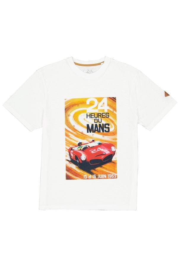 T-shirt Uomo 24h Le Mans TSM63-002 ECRU