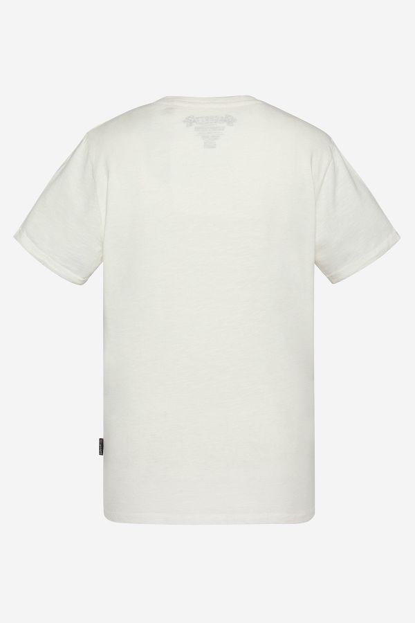 Herren T-shirt Schott TSGRIFFIN OFF WHITE